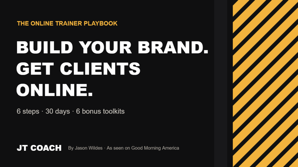 The Online Trainer Playbook: Build Your Brand and Get Clients Online